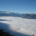 Unten Grau oben Blau - Nebelmeer über Rheintal