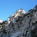 Eine Bergspitze in der Sonne - Schatten am Fürstensteig