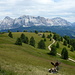 Blick auf Heiligkreuzkofel und Zehner