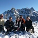 Gipfelfoto mit dem markanten Mürtschenstock im Hintergrund