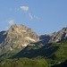 ein letzter Blick zum Widderstein, welcher in dieser Tourenwoche beinahe omnipräsent war