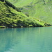 tolle Farbkomposition - der blaugrüne Schrecksee (1813 m) zwischen grasgrünen Bergen