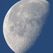 Der Mond am 8.8.2012 im Ammerwald um 6.17 Uhr