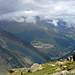 ich glaub, einen Regenbogen gibt es öfter an diesem Berg, siehe auch den Bericht von [u CarpeDiem] [http://www.hikr.org/tour/post52312.html hier]. "Ihr" Regenbogen ist aber viel schöner!!