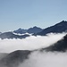 <b>Veduta sul massiccio del Piz d'Err (3378 m), presso il Passo dell'Albula.</b>