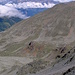 im Aufstieg  zum Schwarzhorn: unten Roti Ritze