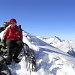 Lena am Gipfel. Piz Campagnung 2826 m