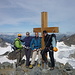 Gipfel Piz Buin mit neuem Gipfelkreuz