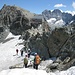 Die letzten Meter am oberen Rand des Glacier de Pièce [Foto: Jürgen]