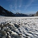 Der Glacier d'Otemma fällt nur unmerklich ab - kilometerlange Gletscherwanderungen sind hier möglich!