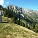 Alpe Morisciolo - Blick in den obersten Abschluss des Valle di Sementina
