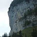 Talfahrt - und ein Klick zum Wildkirchli-Fels