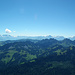 Walliser Alpen lugen hervor