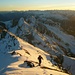 Roger und Dominik erreichen bald den Gipfel vom Gatschkopf (2945m).