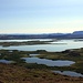 Il lago Myvatn visto dall'alto