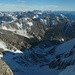 Parseierspitze (3036m): Aussicht nach Nordosten zur Zugspitze (2962,06m) - dem Landeshöhepunkt von Deutschland.