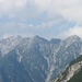 Der wilde Liegfeistkamm mit Schwarzhanskarspitze ganz links und Mitterkarspitze rechts
