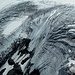 Detail Abberg Gletscher.