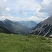 Abstieg durchs Gappenfelder Notländ mit Litnisschrofen, Hahnenkamm und Gaichtspitze