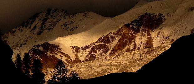 Panoramaversion Glacier de Moming