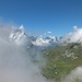 Blick auf die gegenüber liegende Alp Ebnet