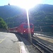 Mit diesem Zug sind wir im Juni auch nach Zermatt gegangen