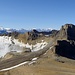 bereits ein herrliches Panorama oberhalb des Ferdenpass;
Mit Mauerhorn, Oberferdengletscher, Majinghorn und Leukerbad ...