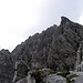 Die Nordwestwand des Porze, oder Monte Palombino,2599m, gesehen von Austriasteig.