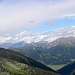 Tiefblick ins Gailtal, mit Villgratner Berge-links und Lienzer Dolomiten(Eggenkofel)-rechts.