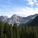 Grosse(2689m,links) und Kleine Kinigat(mitte,2673m), Pfannspitze(2678m,rechts), in wunderschonen Karnischen Alpen.