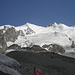 Dufourspitze und Nordend jetzt ohne Wolken