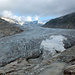Rhonegletscher auf dem Weg vom Belvédère zur tuchbedeckten Eisgrotte. Bis zum Galenstock folgt man dem kompletten S des Gletschers.