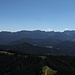 Panorama vom Wendelstein bis zur Zugspitze vom Zwieselberg