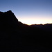 Sonnenaufgang auf dem Weg zur Sidelenhütte