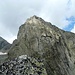 Die Südwand des Bergseeschijens. Links im Hintergrund der Schijenstock.