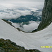 Ellmauer Tor - es folgt der Abstieg in sehr viel Schnee ...