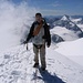 Gipfelfoto mit Schlumpf