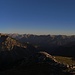 Das Panorama vom Gipfel bis zum Niederstraußberggrat am Abend vor Sonnenuntergang auf dem "schönsten Berg der Welt". Bitte mindestens in Originalgröße (oder sogar noch mit +) anschauen, damit man die Stimmung so richtig miterleben kann:-)!