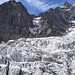 Rifugio Boccalatte ist erreicht; Blick auf den Gletscherbruch 