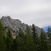Blick nach Kohlalplspizten(2800m) in wunderschonen Sextner Dolomiten.