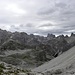 Sextner Dolomiten, von Dreischusterspitze bis Drei Zinnen,gesehen von Luckelescharte,2545m.