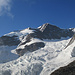 Blick von der Mantova-Hütte auf den [peak7658 Liskamm Ost] mit vorgelagerter [peak8772 Schneedomspitze].