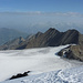 Blick über den Riedgletscher zu Kleines Bigerhorn, Grosses Bigerhorn, Balfrin Nordgipfel und Balfrin