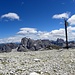 Meteostation am Gipfel des Hochebenkofel oder Cima Piatta Alta(2905m),in Sextner Dolomiten.