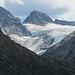 der mächtige Piz Buin mit dem Ochsentaler Gletscher