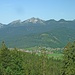 Blick über Wallgau ins Estergebirge.