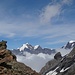 Auch die hohen Gipfel der Jungfrauregion zeigen sich..