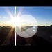Nach einem wunderschönen Sonnenuntergang und Biwak durften wir den Sonnenaufgang an einem wolkenlosen Tag mit Supersicht bewundern. Aufgenommen mit der Canon Powershot SX 30 IS am 19.08.2012 Bitte den Fleck auf der Linse zu entschuldigen, hab ich vor dem Aufnehmen leider nicht gesehen.