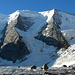 Piz Palü mit seinen 3 Gipfeln (Ost- und Mittelgipfel und Piz Spinas)