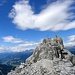 Wolkenspiele am Gipfel des Birkenkofel,oder Croda dei Baranci,2922m.
